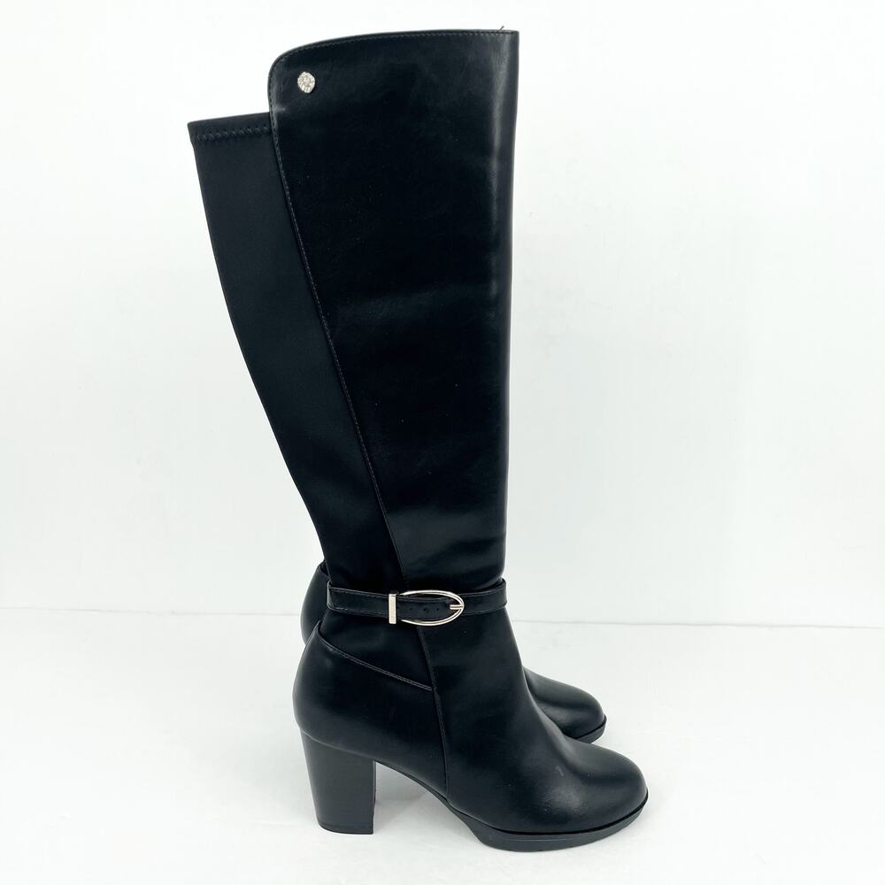 Anne Klein Womens Rivera Knee High Boots US 8 M EU 38 Black NIB - Picture 3 of 12